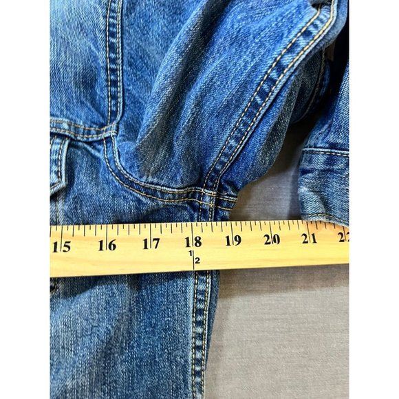 VTG Levi Strauss & Co.‎ Jacket Womens Small Blue Denim Long Sleeve Button Ladies - Picture 7 of 8